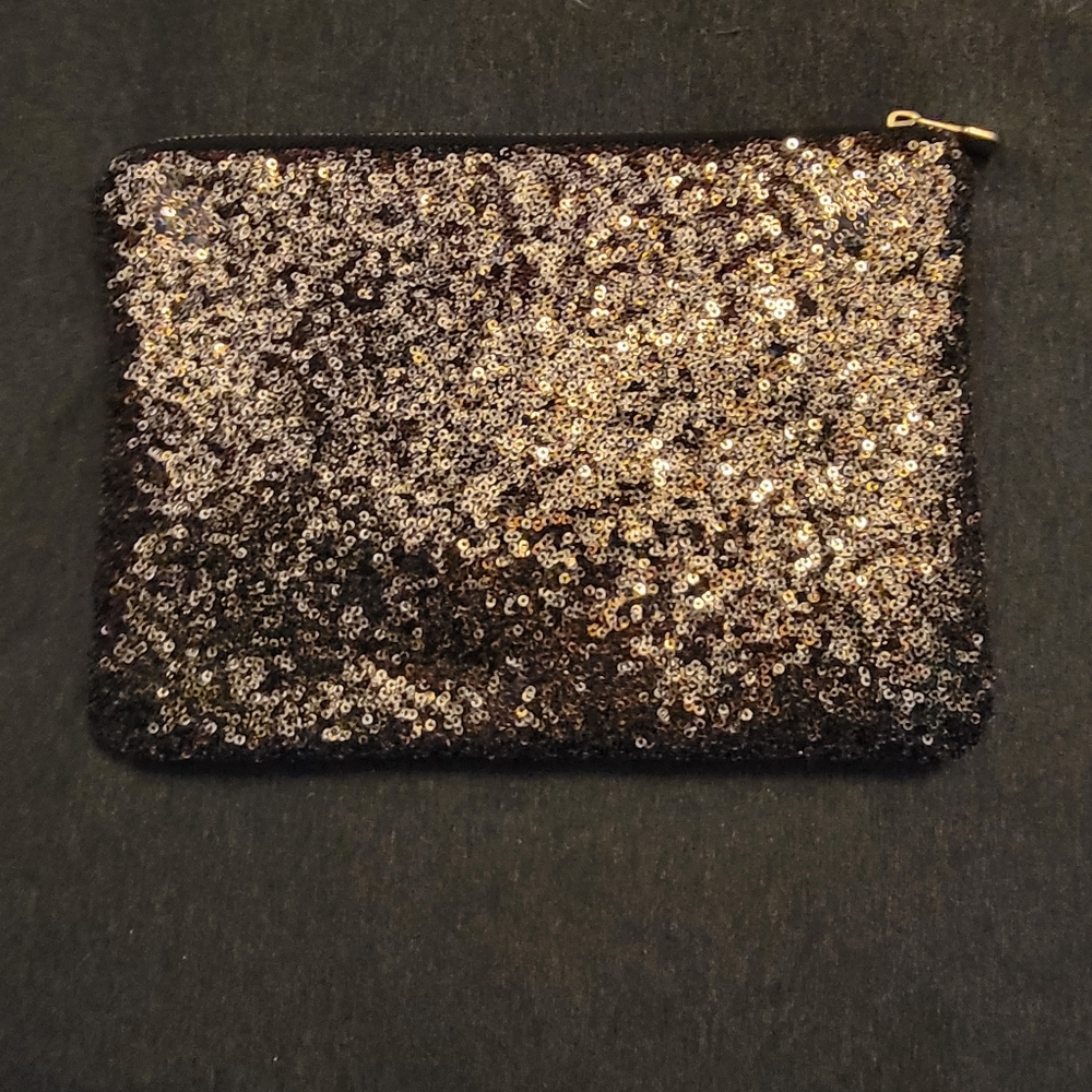 Gold Sparkle Sequin Glitter Purse
